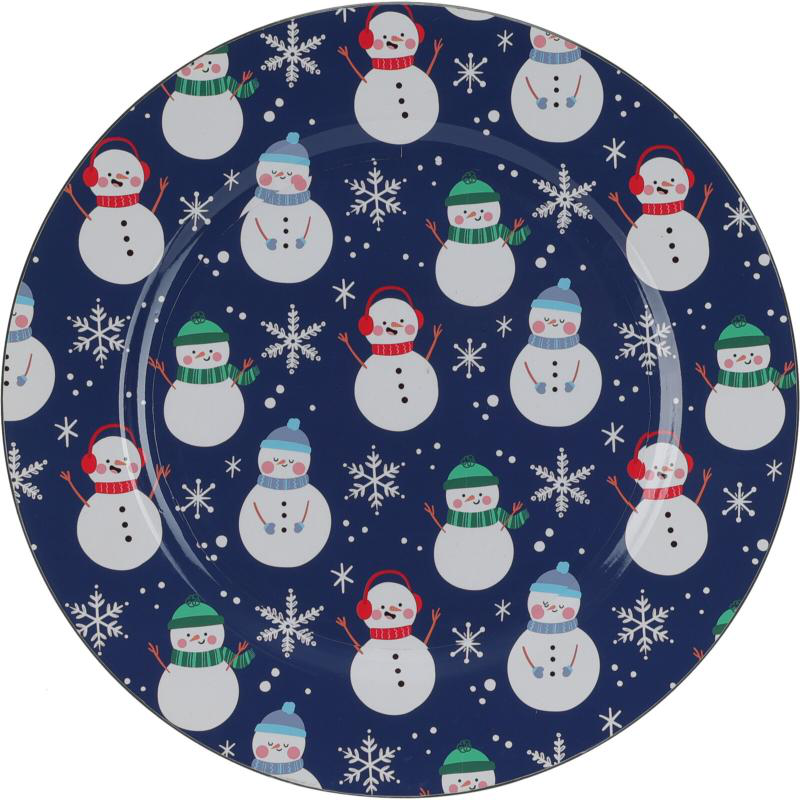 Product image: Christmas plate 33cm - assorted colors, , medium-null