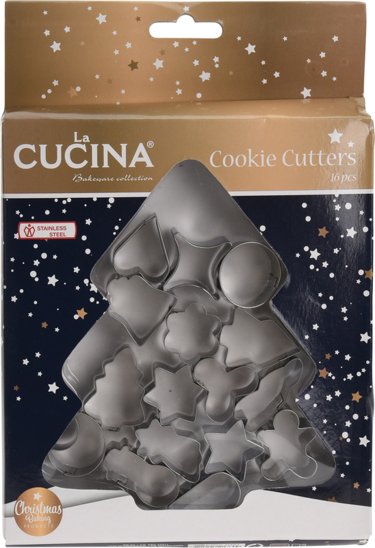 Xmas cookie cutter set of 16 p, , medium-null