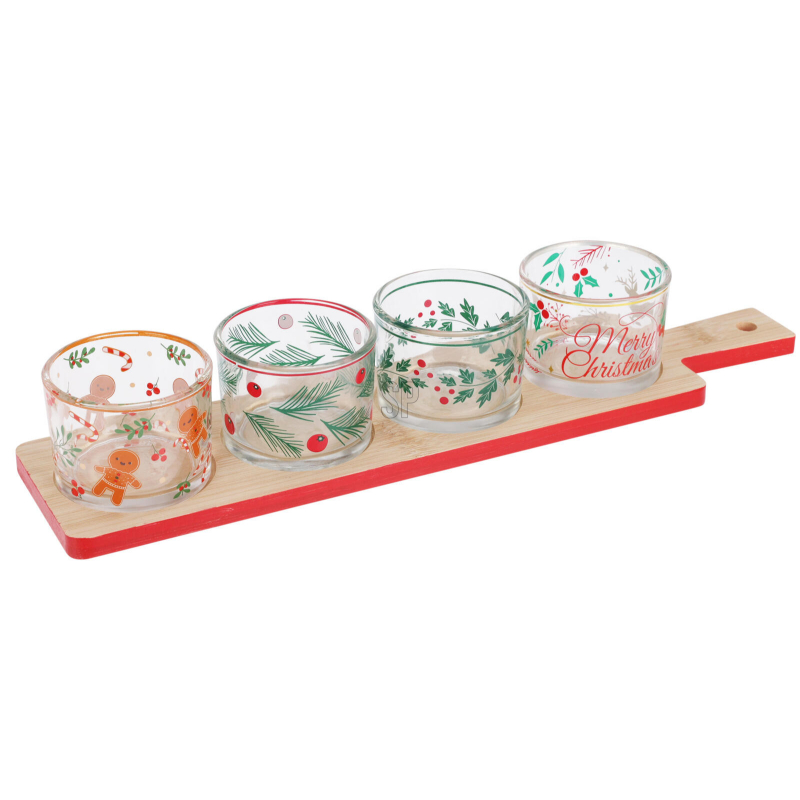 Χριστουγεννιατικο σετ σερβιρισματος 5τμχ - διαφορα σχεδια, , medium-null