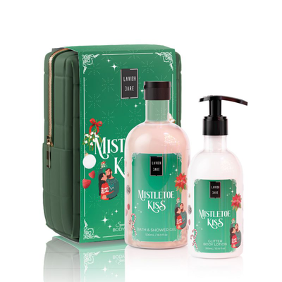 Lavish care xmas set mistletoe kiss, , medium