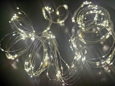 Cascade indoor/outdoor wire light 4m 12strings 30 warm white led/ string, , medium