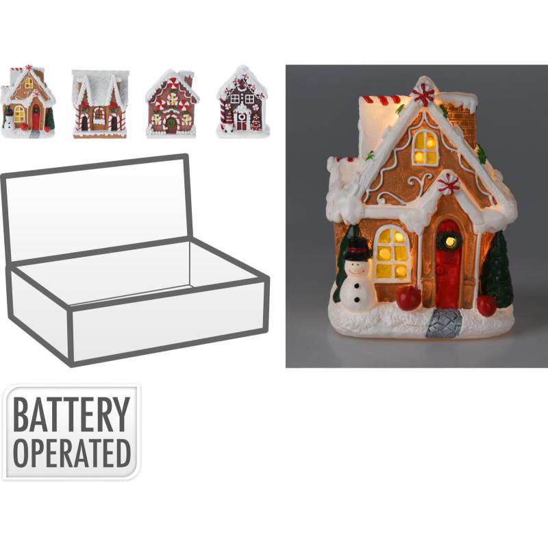 Product image: Σπιτακι cookie 10cm me led - διαφορα σχεδια, , medium-null