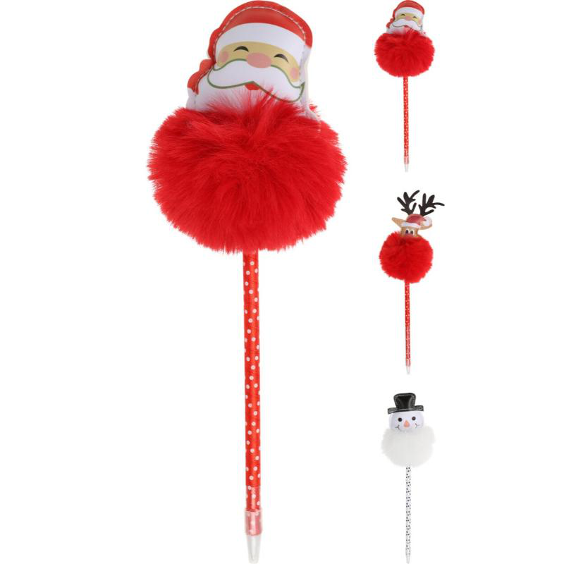 Pen with christmas design 25cm - assorted designs, , medium image number null