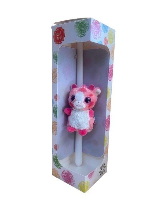 10cm mini motsu pink giraffe, , medium-null