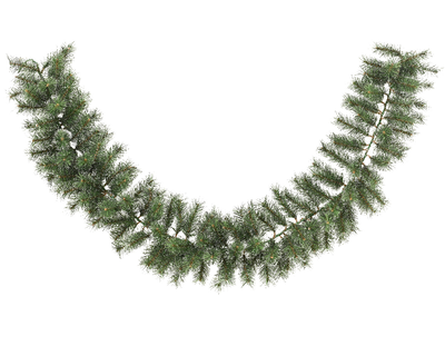 Malmo green garland frosted indoor l.180cm, , medium