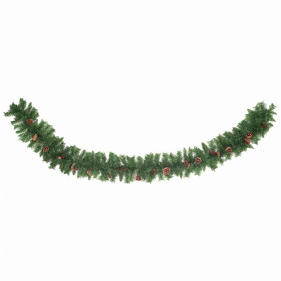 Christmas garland with pinecones 270cm, , medium