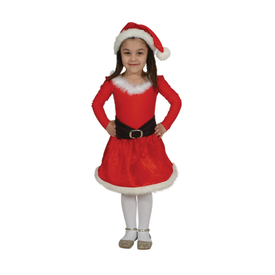 Santa claus uniform for girls, , medium