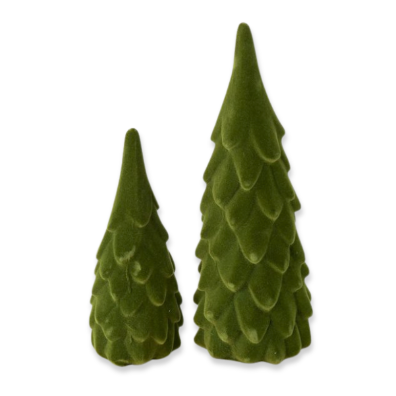 Product image: Boltze decorative xmas green velvet tree 2pcs set, , medium-null