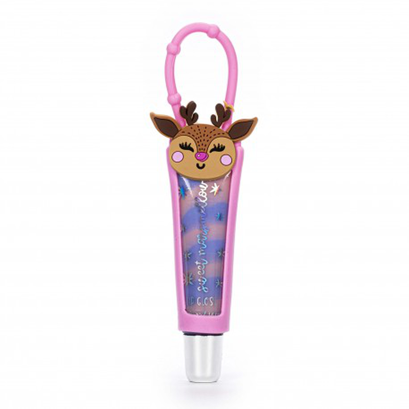 Christmas lip gloss - renna, , medium-null