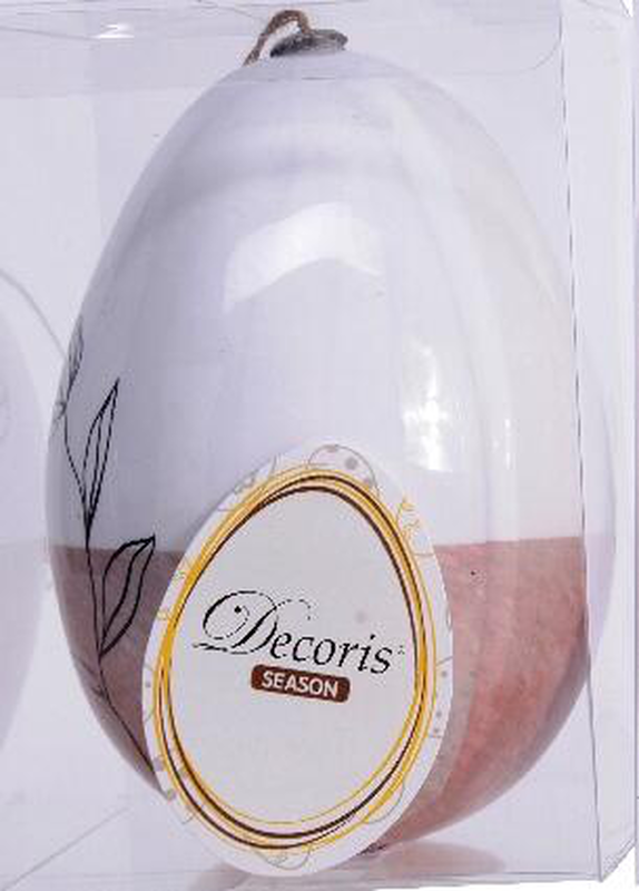 Egg foam flower/grass - white , grass-null