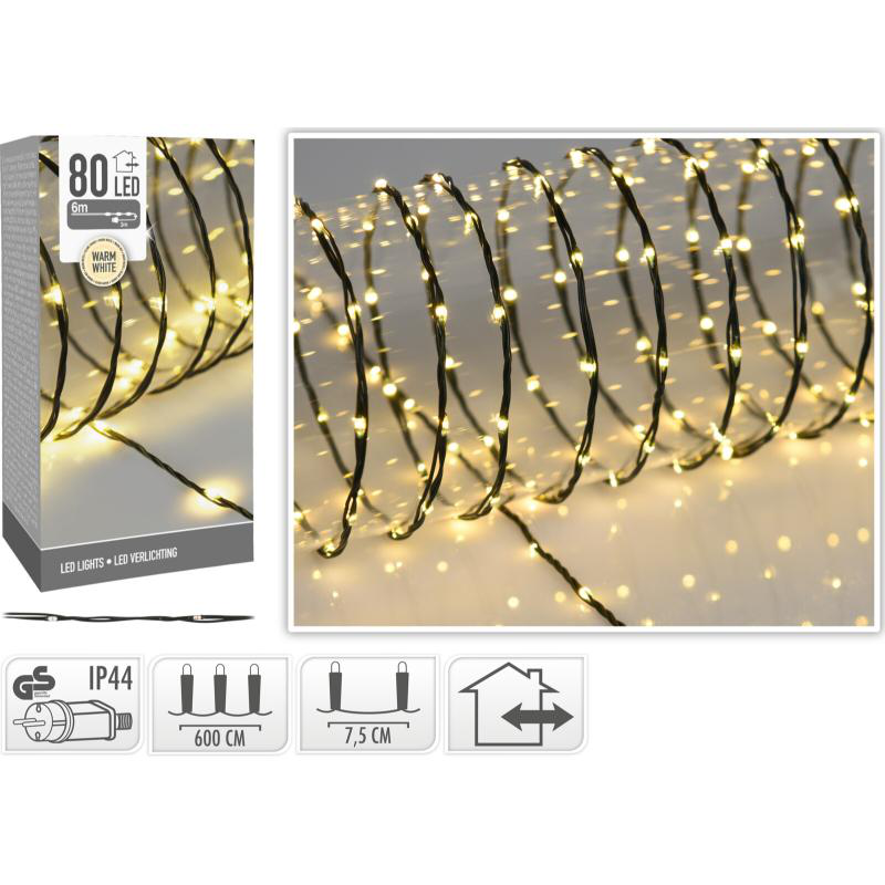 Product image: Led lights 80led - warm white, , medium-null