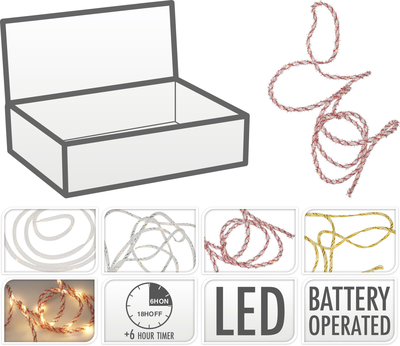 Led σχοινι αλυσιδας 200cm 4 σχεδια, , medium