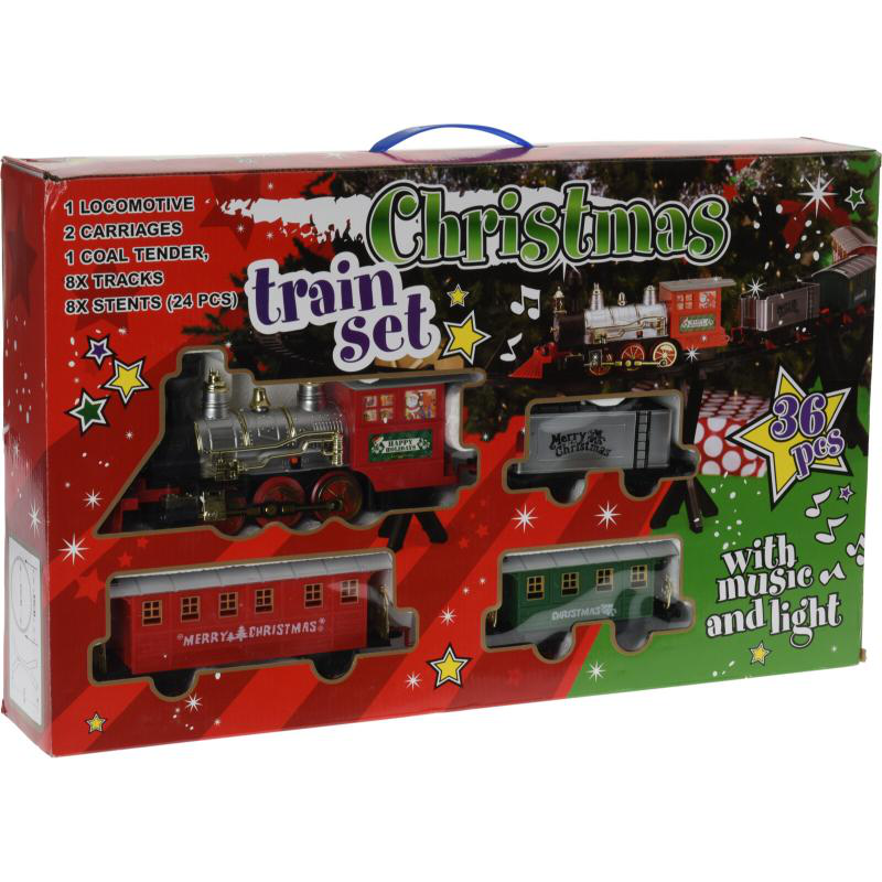 Christmas train set 36pcs, , medium-null