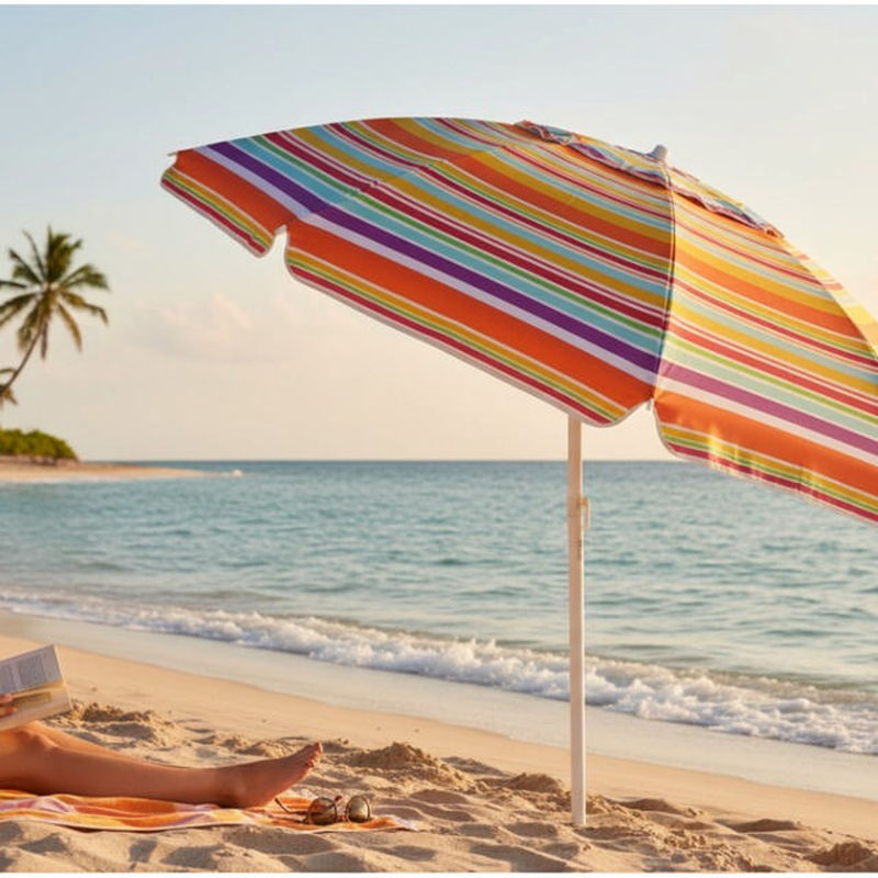 Sunny christal beach umbrella 2m, , medium-null