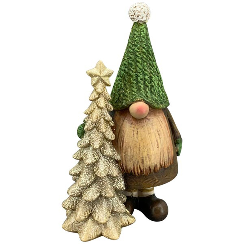 Santa lilian with gold tree, , medium-null
