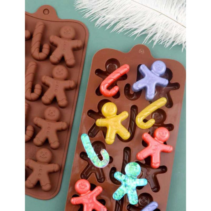 Product image: Pentart καλουπι σιλικονης χιονανθρωπος και μπαστουνακι 10x20cm, , medium-null