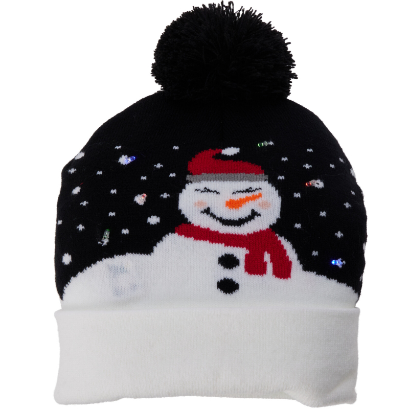 Product image: Christmas knitted hat with xmas pattern - assorted designs, , medium-null