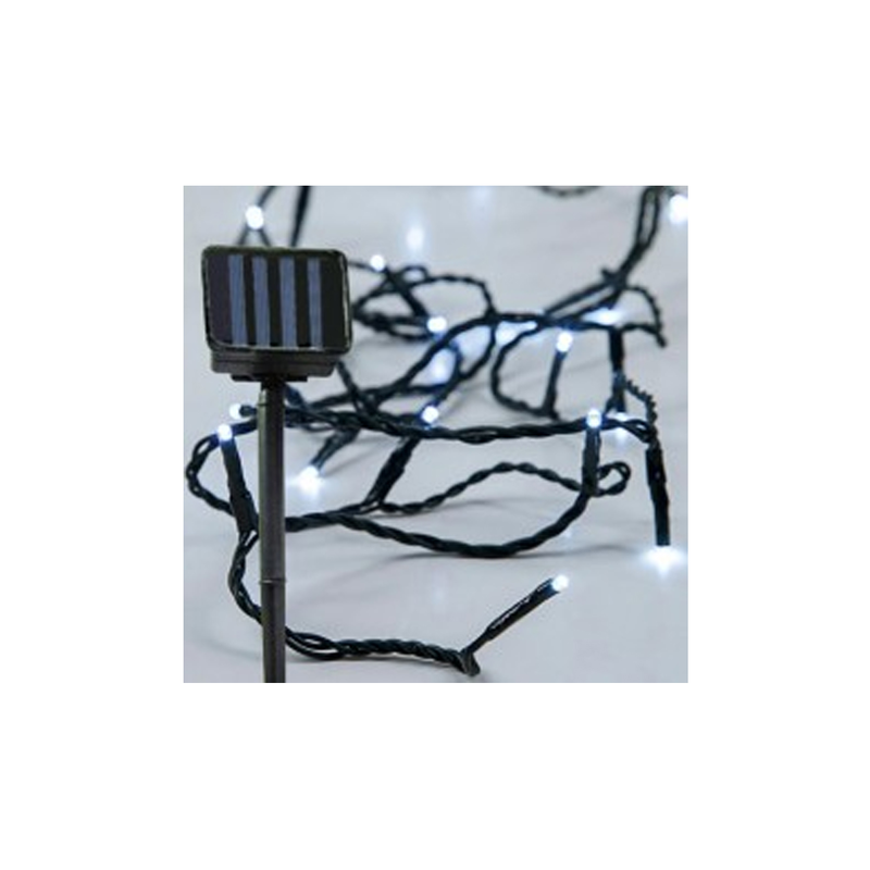 96 christmas lights with photovoltaic panel warm white outdoor lighting-null