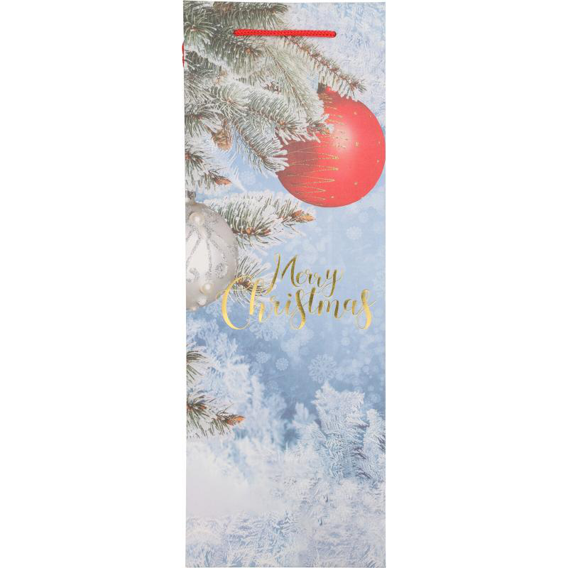 Product image: Christmas gift bag for bottle - assorted colors, , medium-null