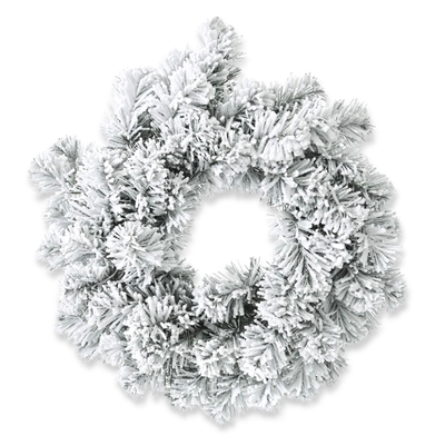 Christmas snowy wreath 40cm, , medium