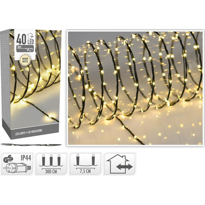 Led lights 40led - warm white, , medium