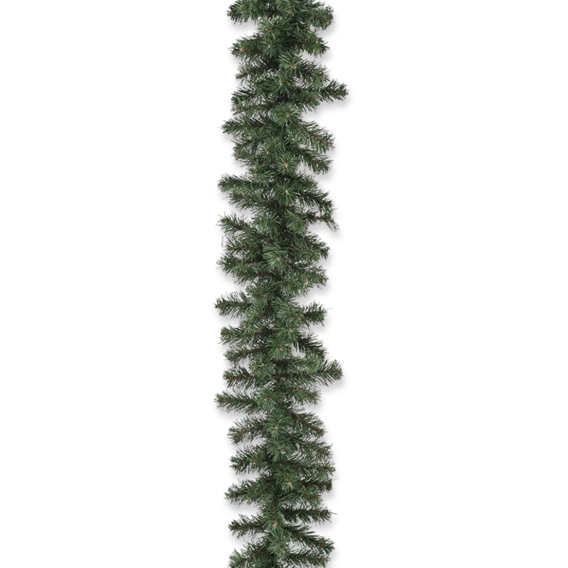 Christmas green garland 270cm 180t pvc, , medium-null