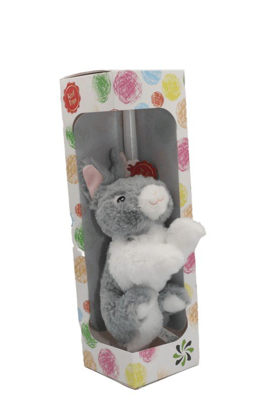 18cm keeleco bunnies 3asstd rabbit gray, , medium-null