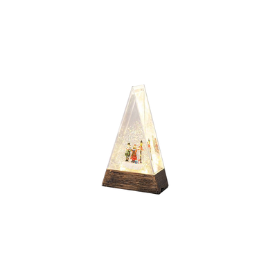 Plastic cone with a christmas carol inside 15x7x25.3cm, , medium