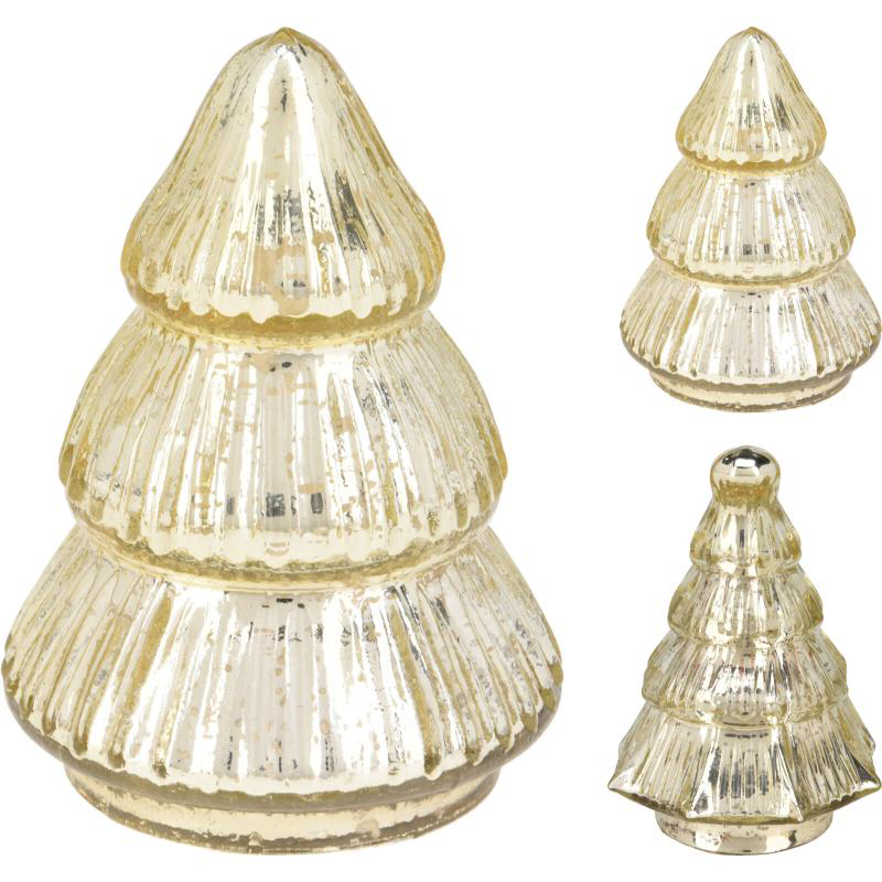 Product image: Χριστουγεννιατικο διακοσμητικο γυαλινο δεντρακι χρυσο - διαφορα σχεδια, , medium-null