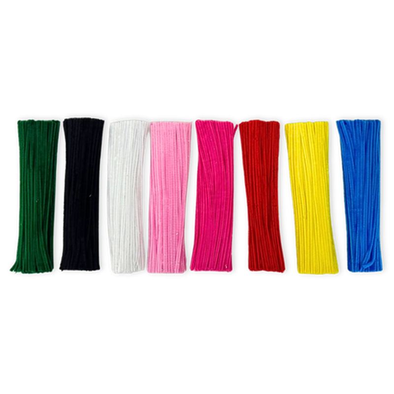 Xmas pipe rope set 30cm 100pcs (available in 8 colours)-null