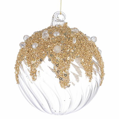 Beautify transparent-gold gl ball d100, , medium