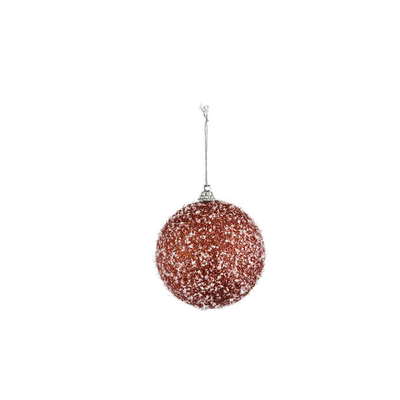 Christmas ball 8cm, Red, medium