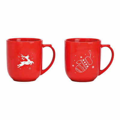 Jumbo mug christmas decor, deer, , medium