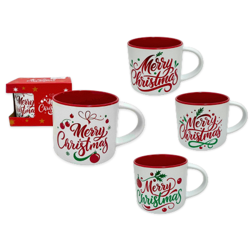 Product image: Xmas ceramic mug white with color box (1 pcs - random selection), , medium-null
