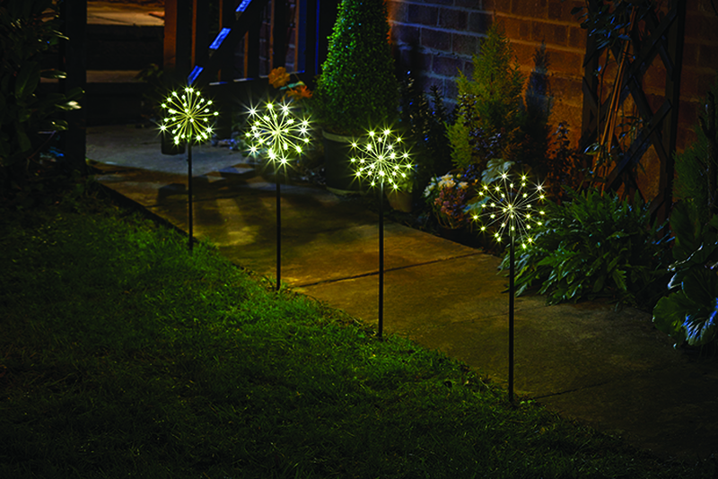 Product image: Eureka lighting star burst stakes large 4 pcs, , medium-null