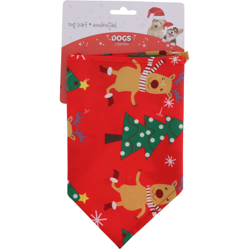 Product image: Christmas dog scarf green/red - assorted colors, , medium-null