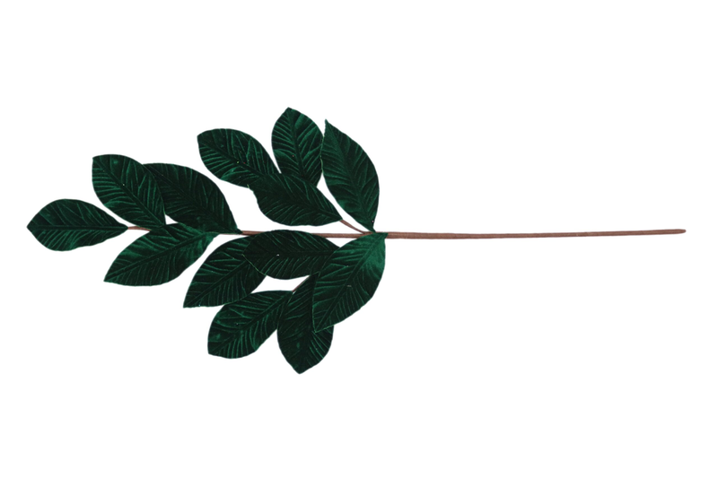 Branch with green leaves h.73cm, , medium-null