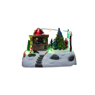 Christmas tree shop with led with music and movement, , medium