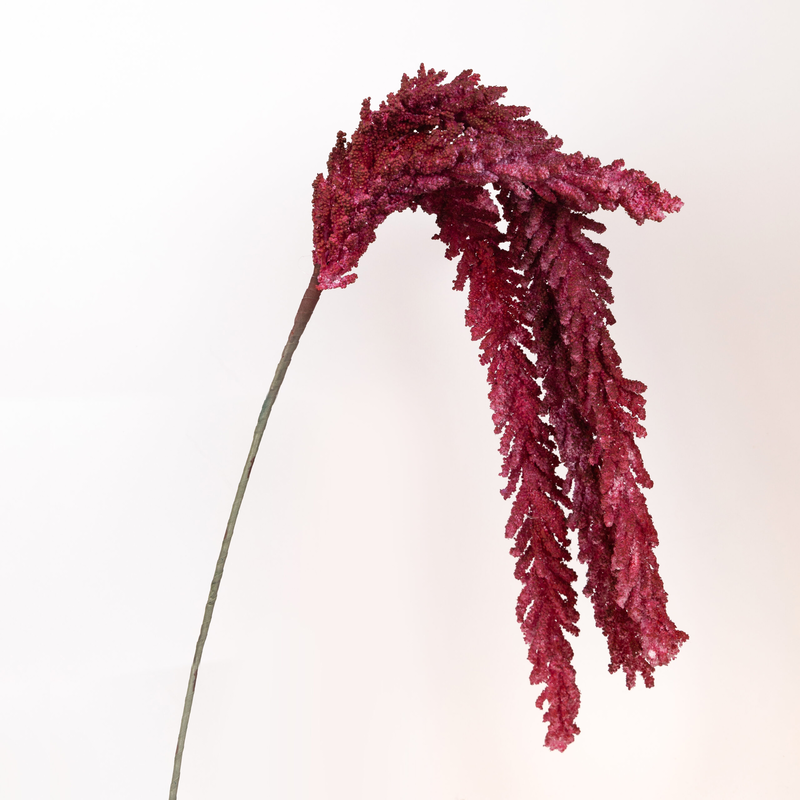 Product image: Flower/branch foam amaranthus burgundy, , medium-null