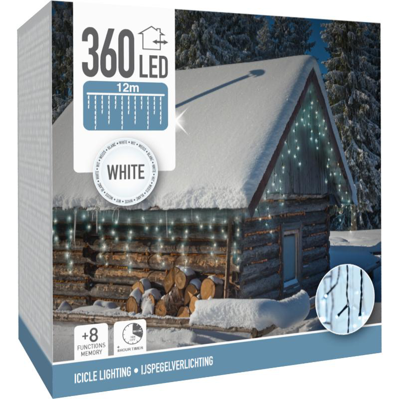 Product image: Led outdoor icicle light 360led, , medium-null