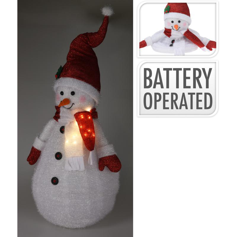 Product image: Ορθιος χιονανθρωπος με 10led 120cm, , medium-null