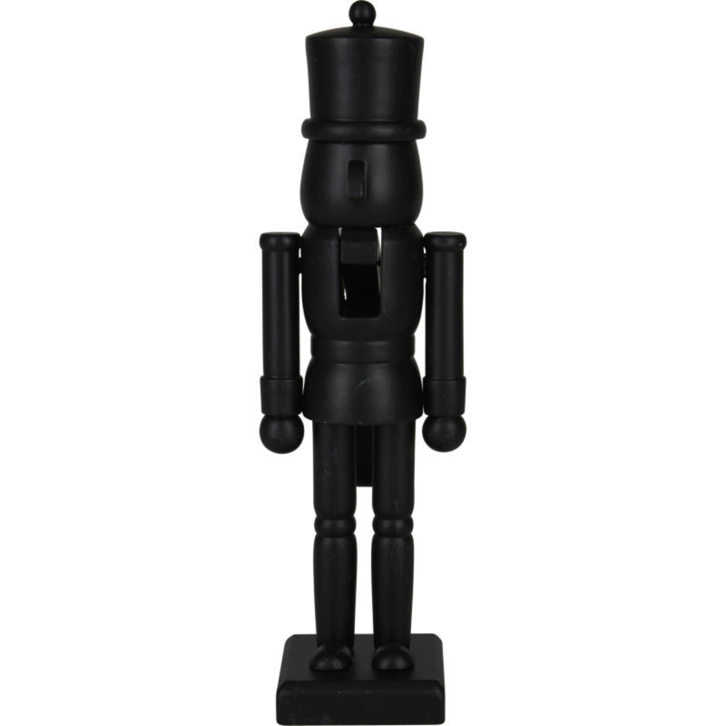 Christmas  nutcracker 25cm black - assorted designs, , medium-null