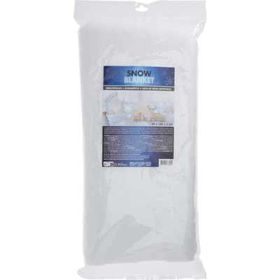 Χριστουγεννιατικη κουβερτα χιονιου 100x50x1cm, , medium