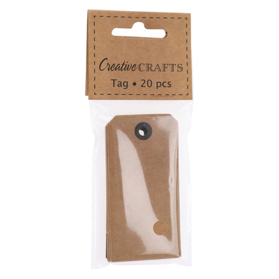 Tag set of 20pcs craft paper, , medium