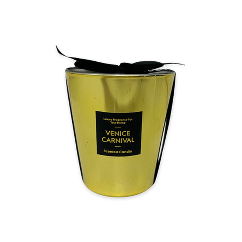 Scented gold candle 9x10cm gift set, , medium-null