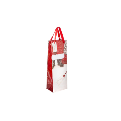 Christmas bottle bag 11x10x36cm, , medium