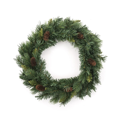 Christmas wreath green pine 40cm., , medium