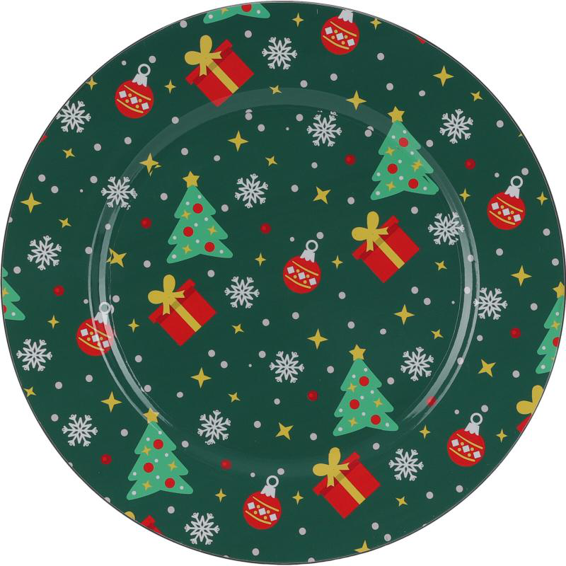 Product image: Christmas plate 33cm - assorted colors, , medium-null