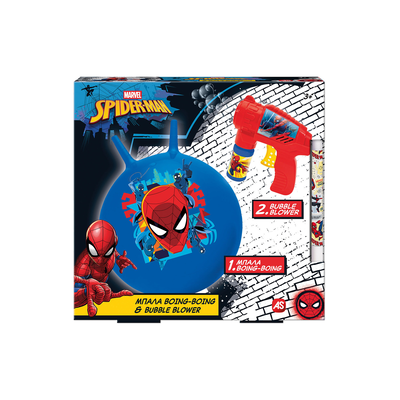 Boing & bubble gun spiderman &mu;&epsilon; &lambda;&alpha;&mu;&pi;ά&delta;&alpha;, , medium