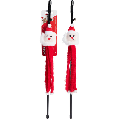 Christmas cat stick xmas 45cm reindeer - assorted designs, , medium